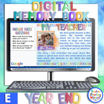 Digital Memory Books with Google Slides