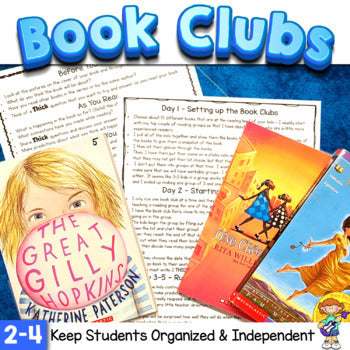 Book Clubs and Lit Circles Organization to Use with Any Book