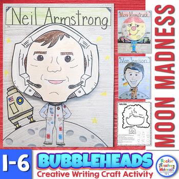 Moon Creative Writing or Biography Research Bubbleheads