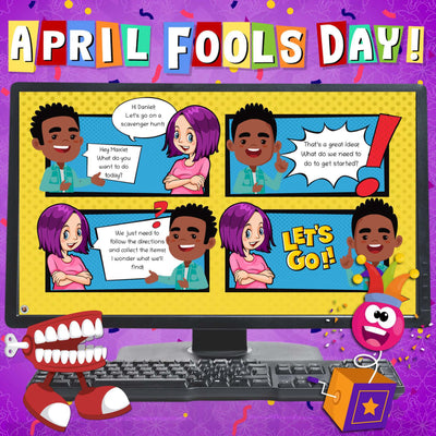April Fool's Day Digital Escape: Idioms, Riddles, Puzzles, and Games