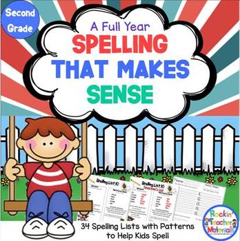 Second Grade Spelling Lists That Make Sense