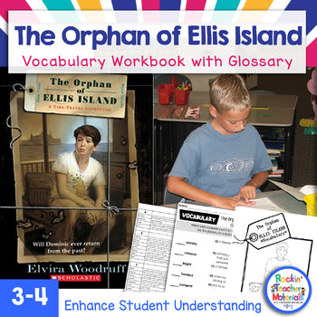The Orphan of Ellis Island Vocabulary Workbook - Immigration Book Study