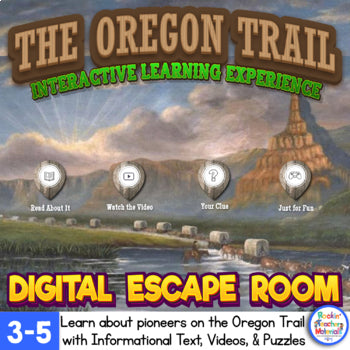 Oregon Trail Pioneers Upper Elem Interactive Digital Escape