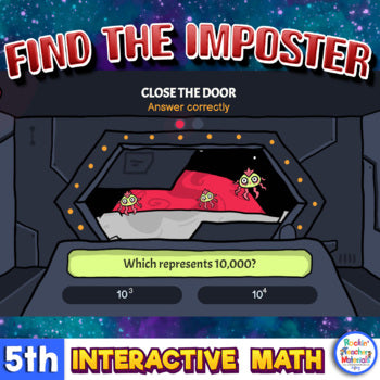 5th Grade Mini Digital Escape Room - Math Review Game
