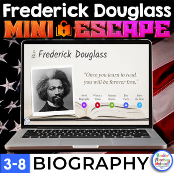 Frederick Douglass Biography Mini Digital Escape - Black History